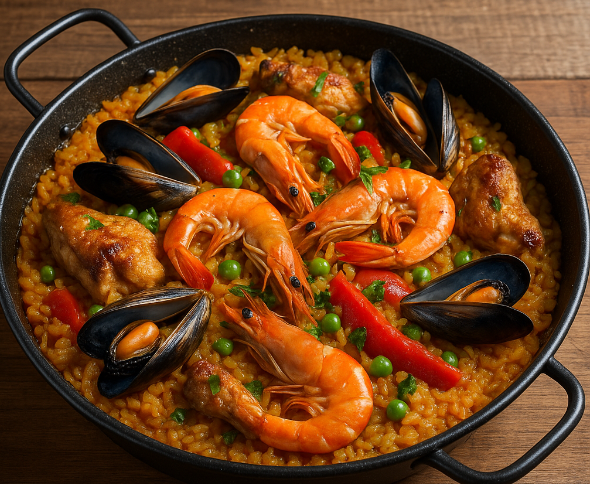 스페인 전통 음식 빠에야 관련 사진