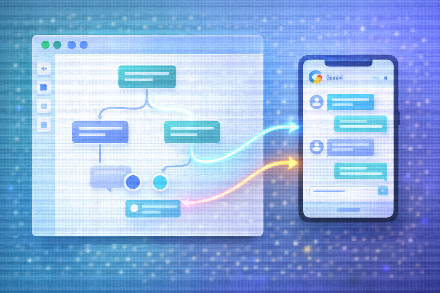코드 없는 챗봇 빌더 인터페이스
