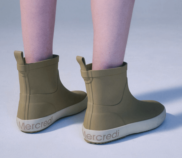 무이에 레인부츠 베이지