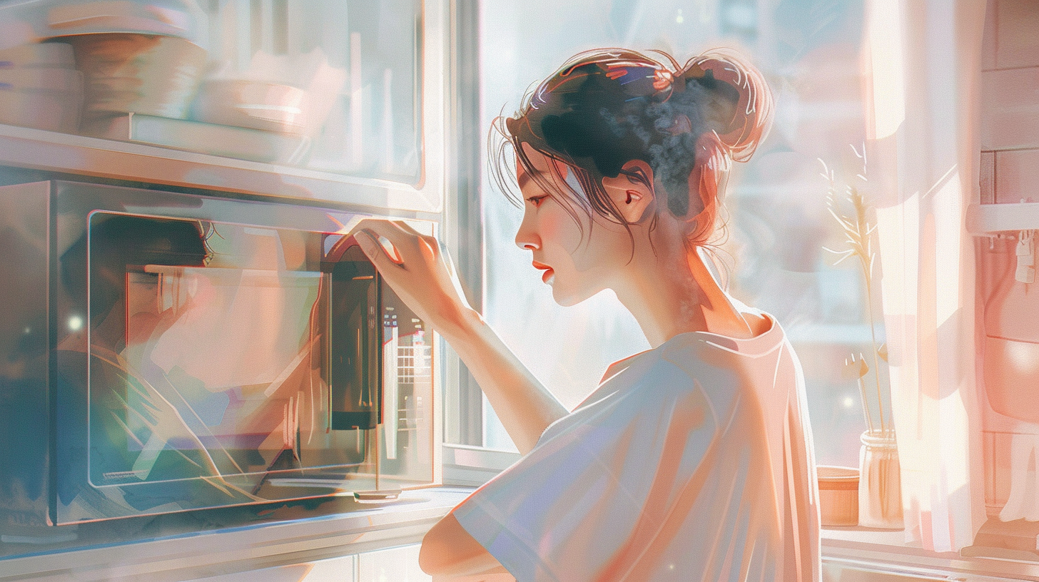 전자레인지 청소 방법