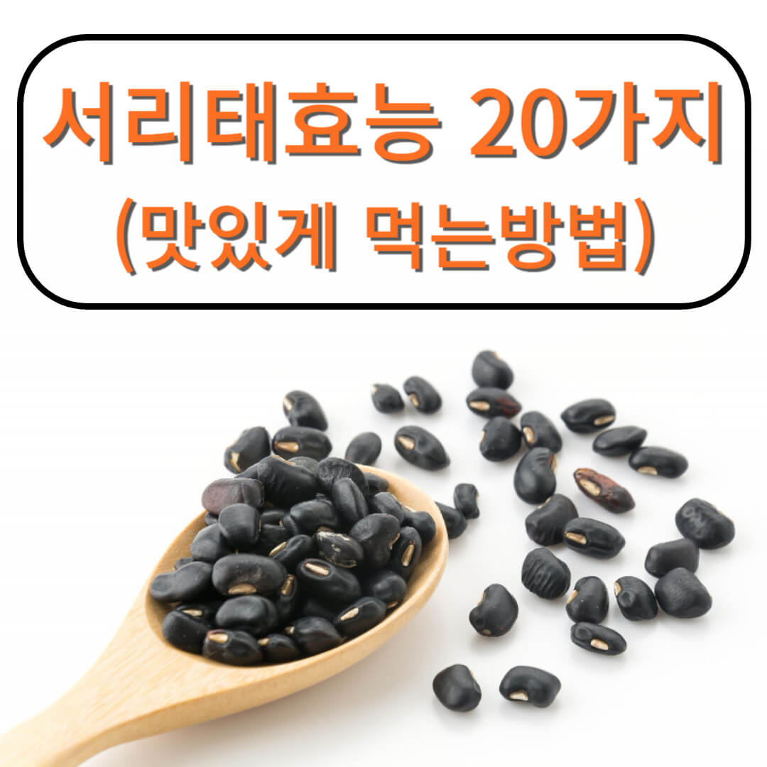 서리태 효능 20가지