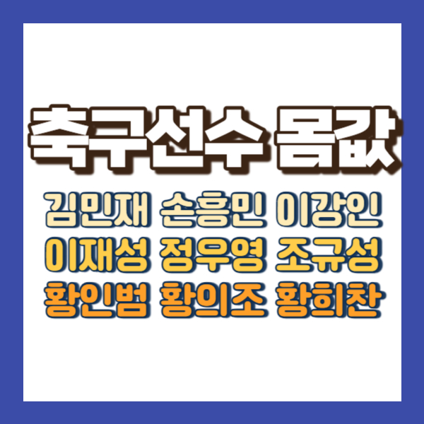 축구선수 몸값 소개-썸내일