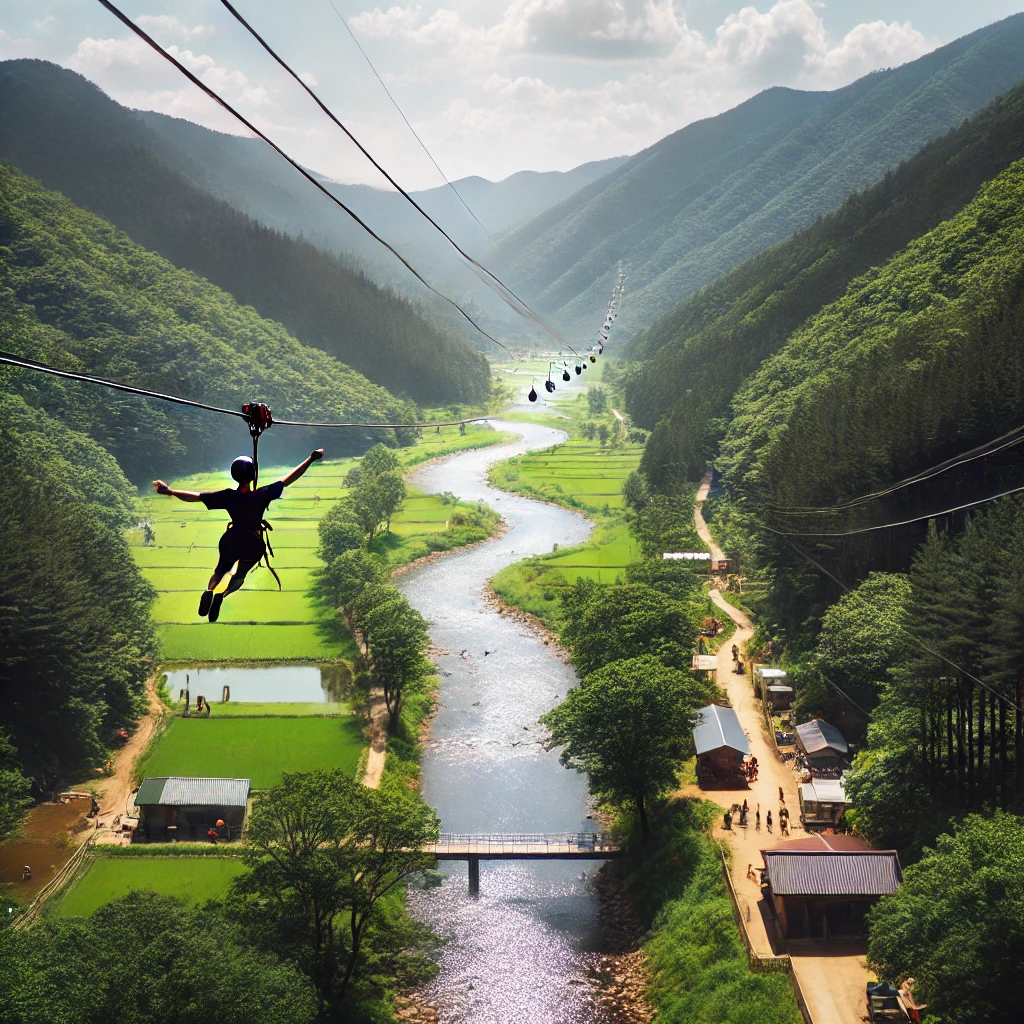 강진 짚라인 사진