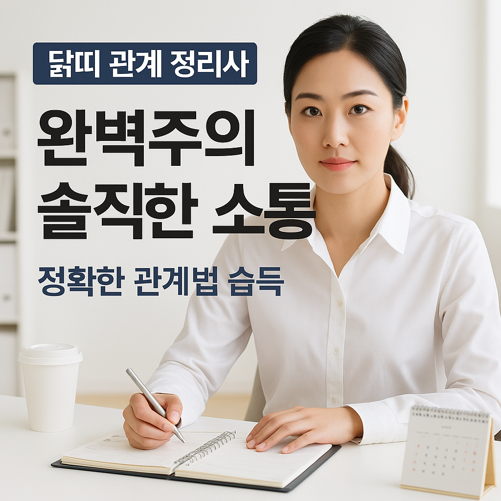 닭띠의 인간관계 완전분석 - 완벽주의적이고 솔직한 관계 정리사