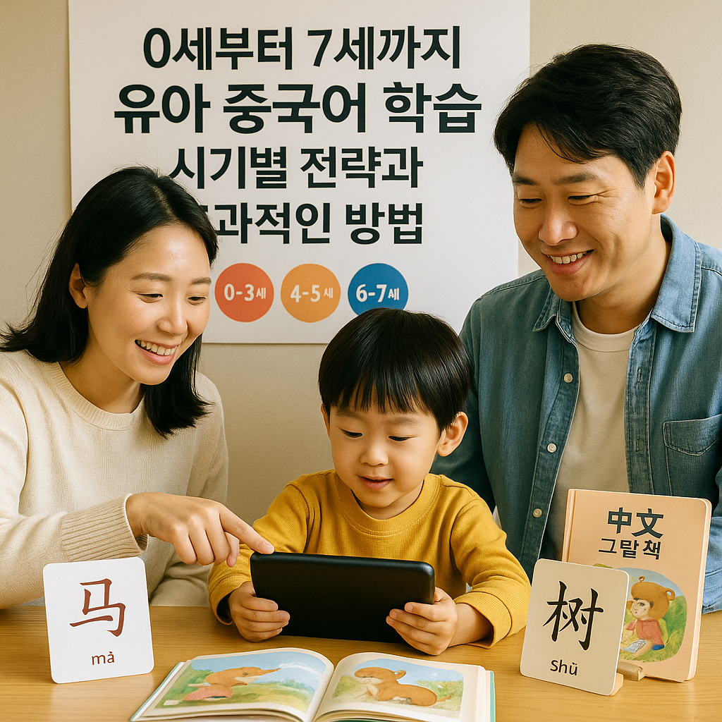 0세부터 7세까지 유아 중국어 학습 시기별 전략과 효과적인 방법