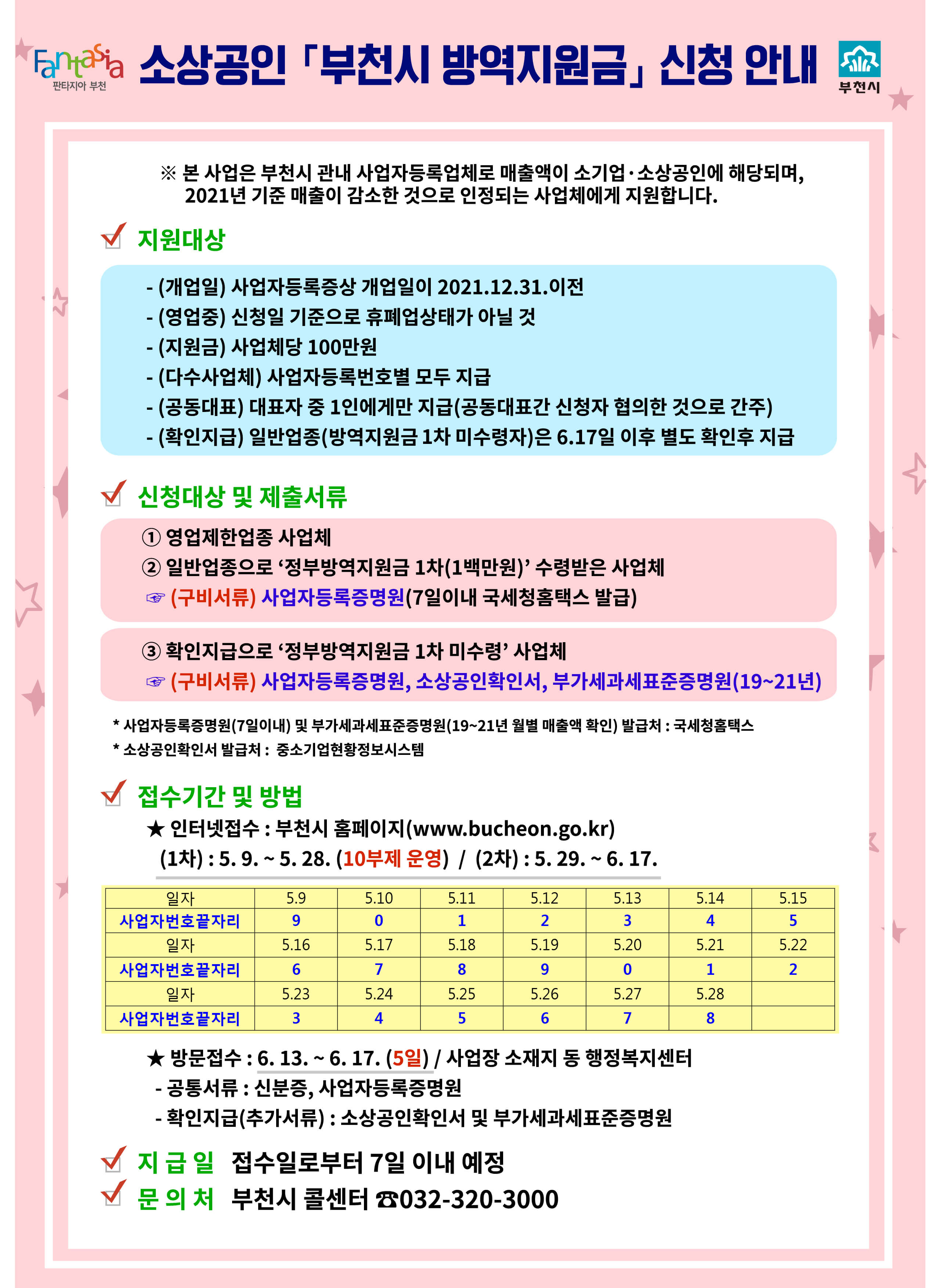 부천시-소상공인-방역지원금-신청