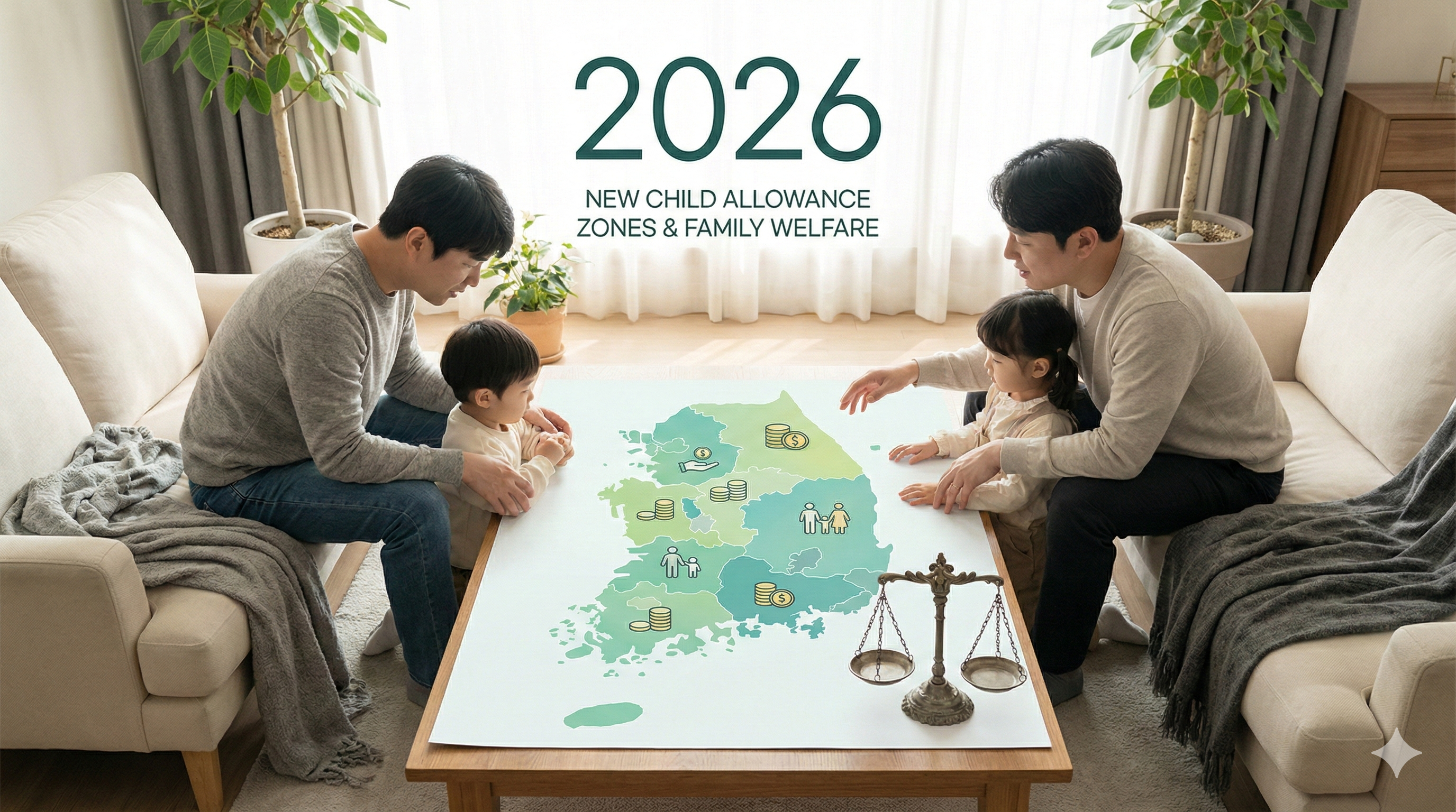 비수도권 살면 수당 더 준다? 2026년 달라지는 아동수당과 '불효자 상속 금지법' 총정리