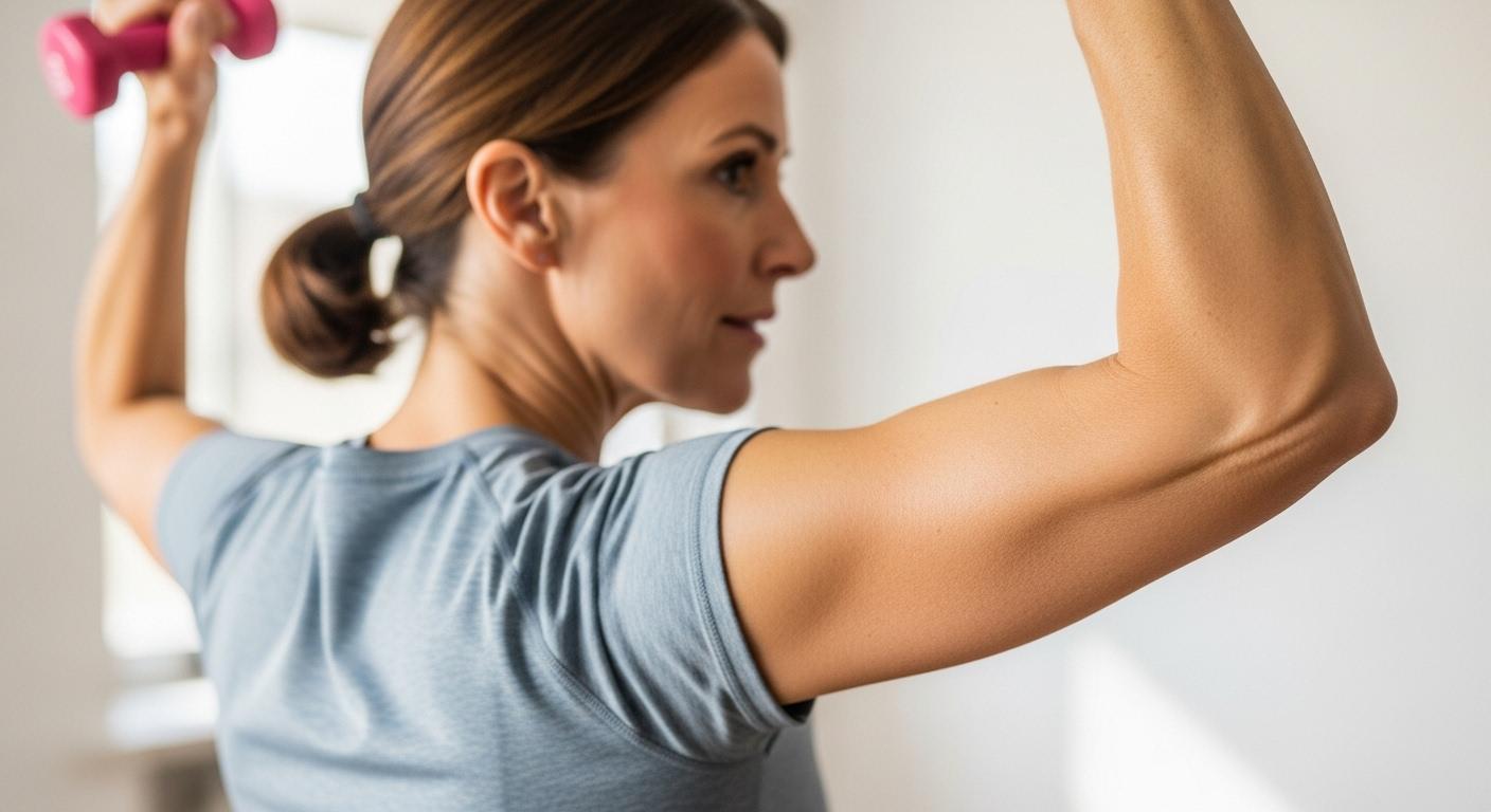 처진 팔뚝살 운동 후기