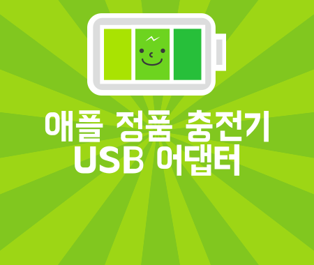 애플 정품 충전기 USB 어댑터