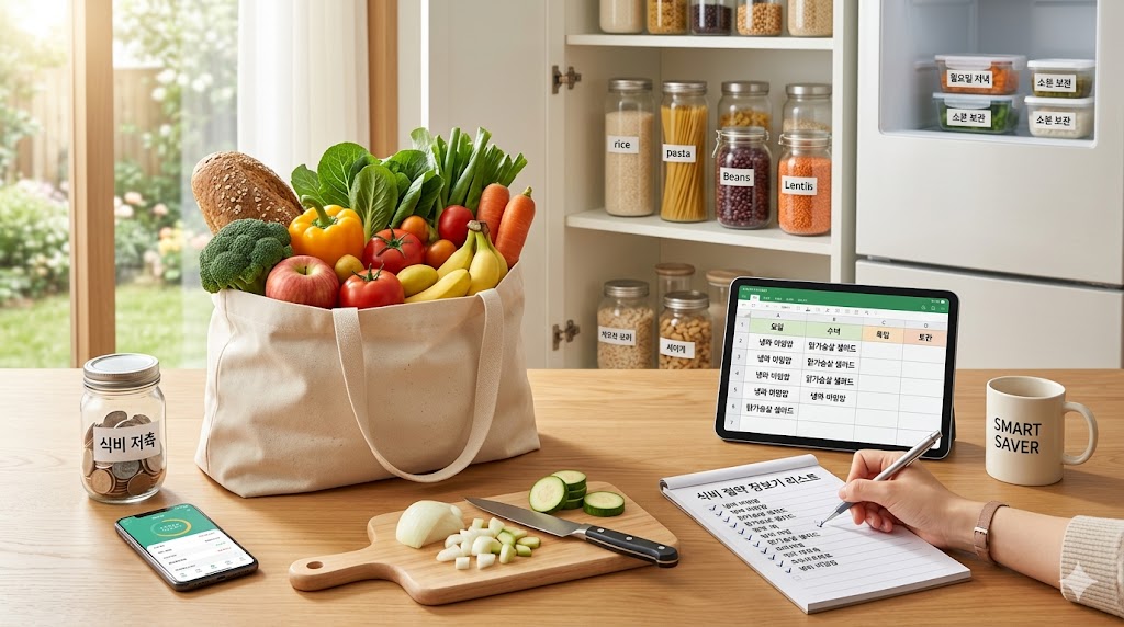 식비 절약 방법 및 효율적인 장보기 팁