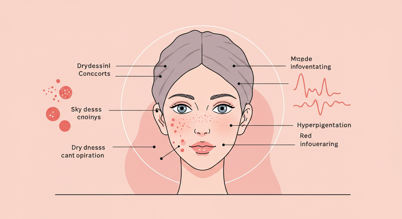 피지 분비 감소