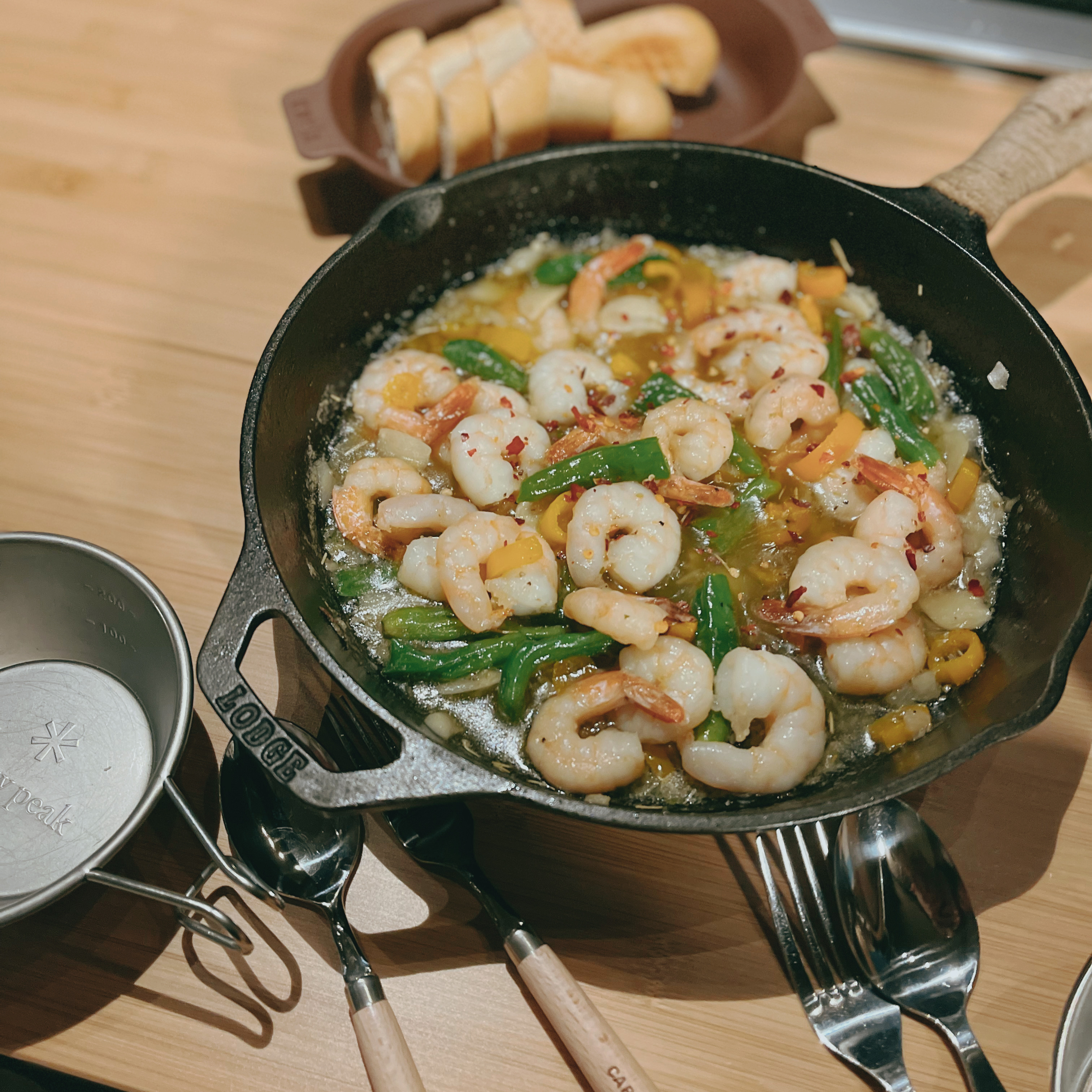 겨울 캠핑요리 추천메뉴 감바스