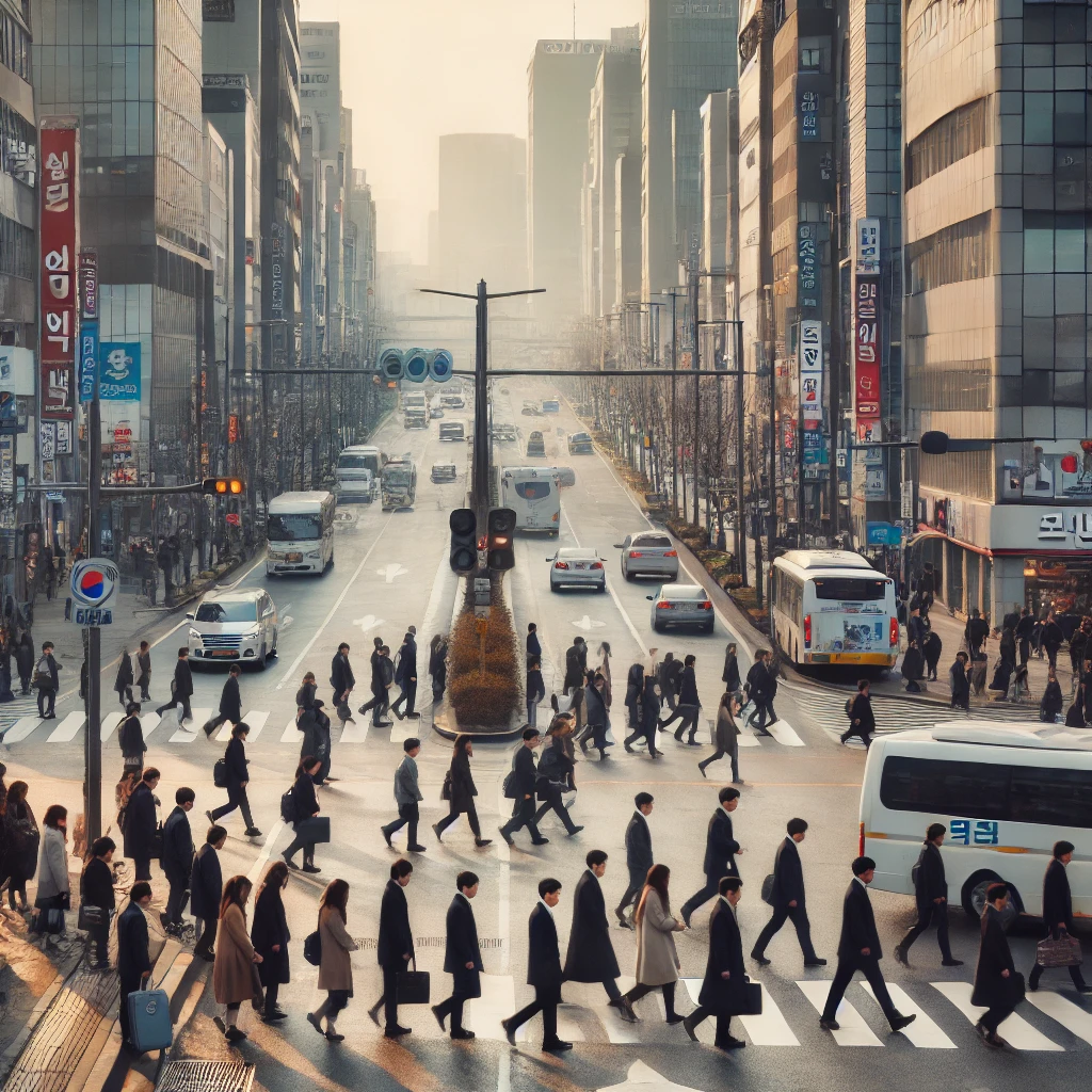 출근길 대란을 나타내는 이미지