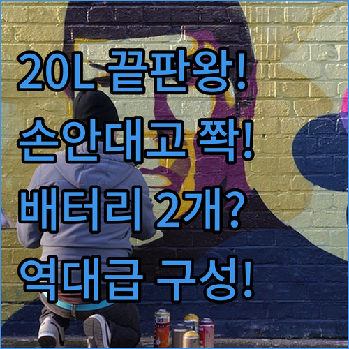 20L 대용량 충전식 자동 분사기 특..