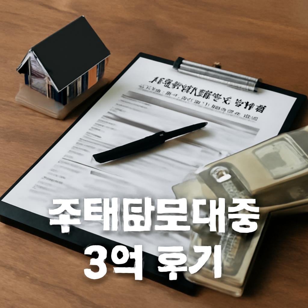 주택담보대출 3억 후기