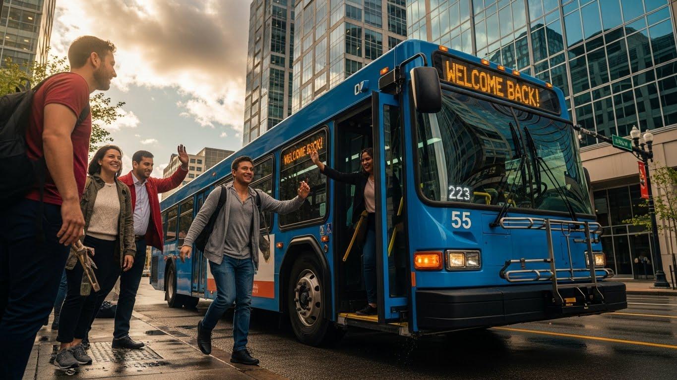 버스 파업 종료