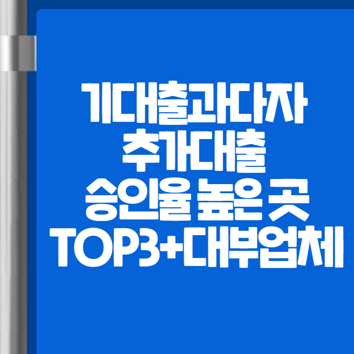 기대출과다자 추가대출 01