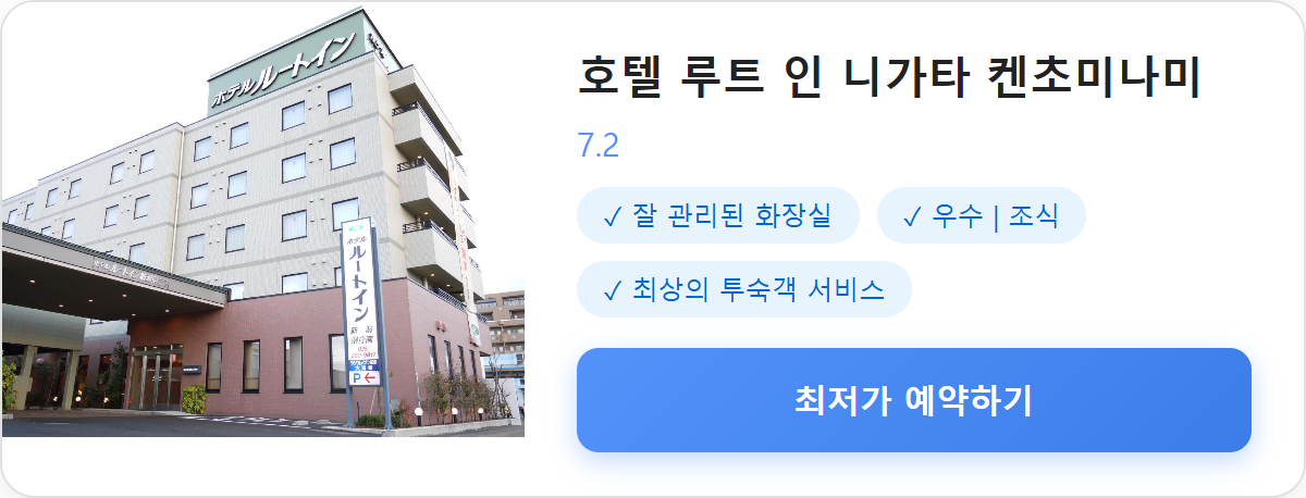 호텔 루트 인 니가타 켄초미나미 상세 보기