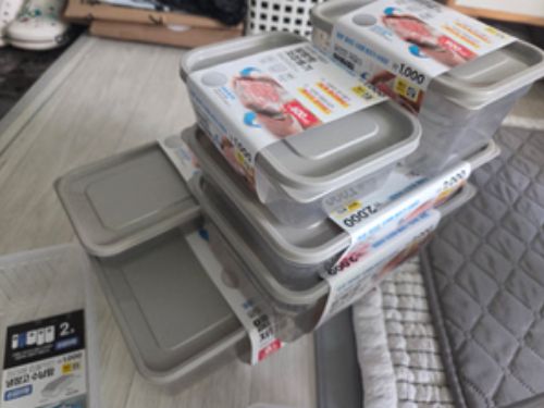 다이소 휘어지는 말랑핏 저장 용기