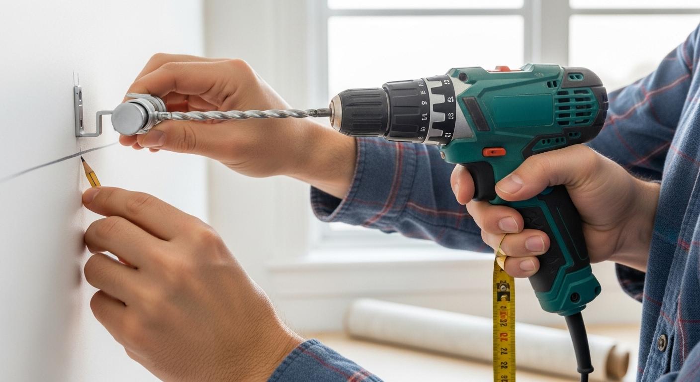 커튼 끼우는 방법