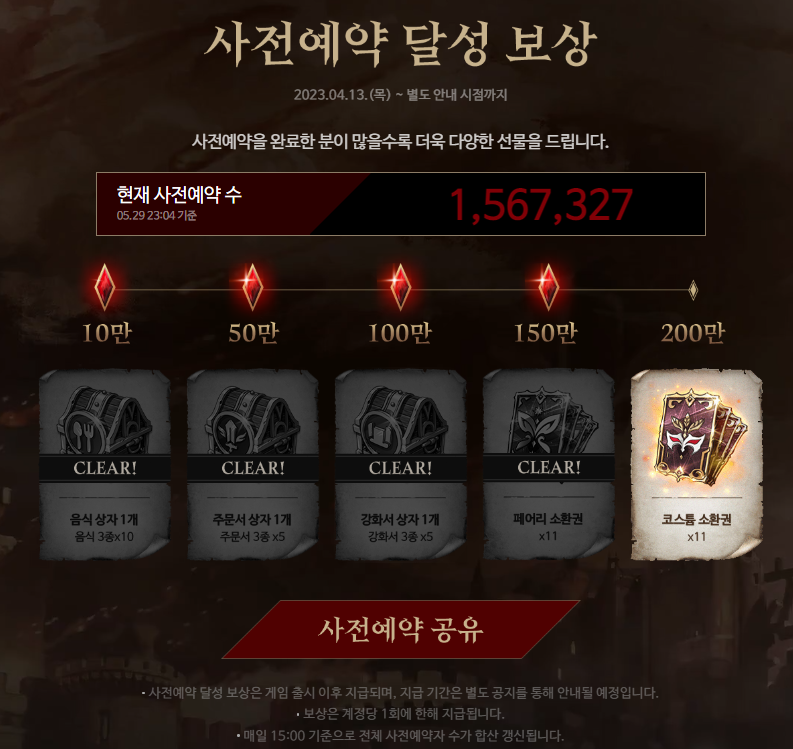 제노니아 사전예약 현황