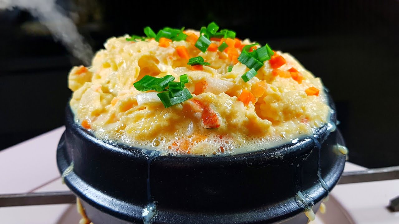 백종원 폭탄 계란찜 황금레시피 끓고있는 사진