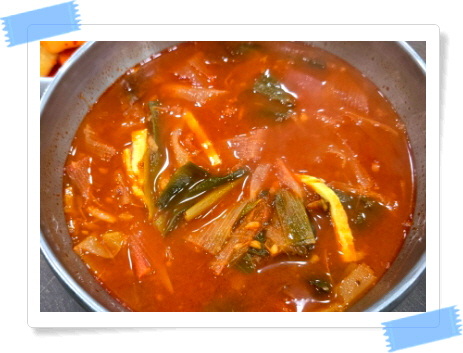 백반기행 강남 전통육개장 메뉴