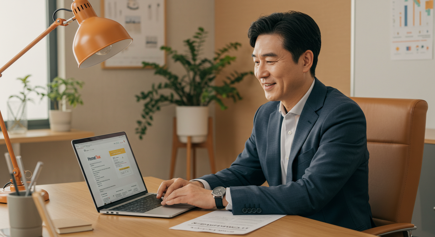 홈택스출력방법, 홈택스PDF저장