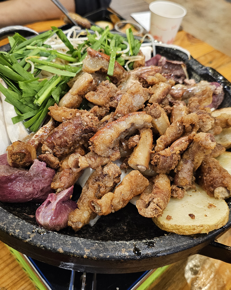 내돈내산 주차가 편한 야당역 파주곱창