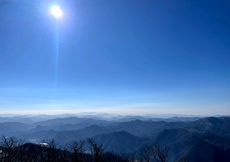 추운 겨울 정선 2박3일 여행 가볼만한 곳 02 - 가리왕산 케이블카 코스