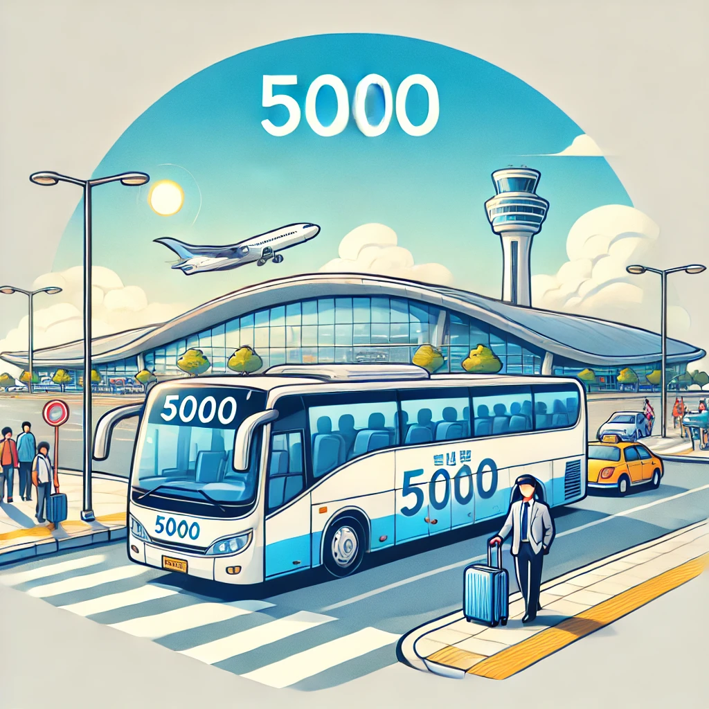 5000번 버스 시간표, 공항버스 5000 예매 4