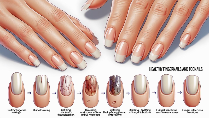 건강한 손톱/발톱의 특징 &amp; 이상 신호