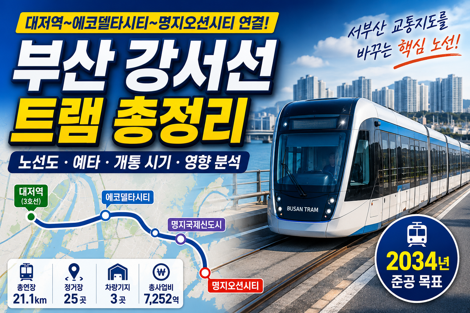 강서선, 부산강서서, 트램, 에코델타시티