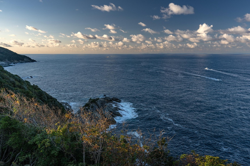 일본 섬 바다 풍경사진