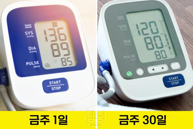 술 끊기 한달 술 끊으면 변화 혈압
