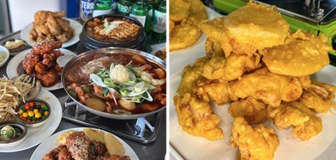 케이닥 사직점의 치킨과 닭도리탕