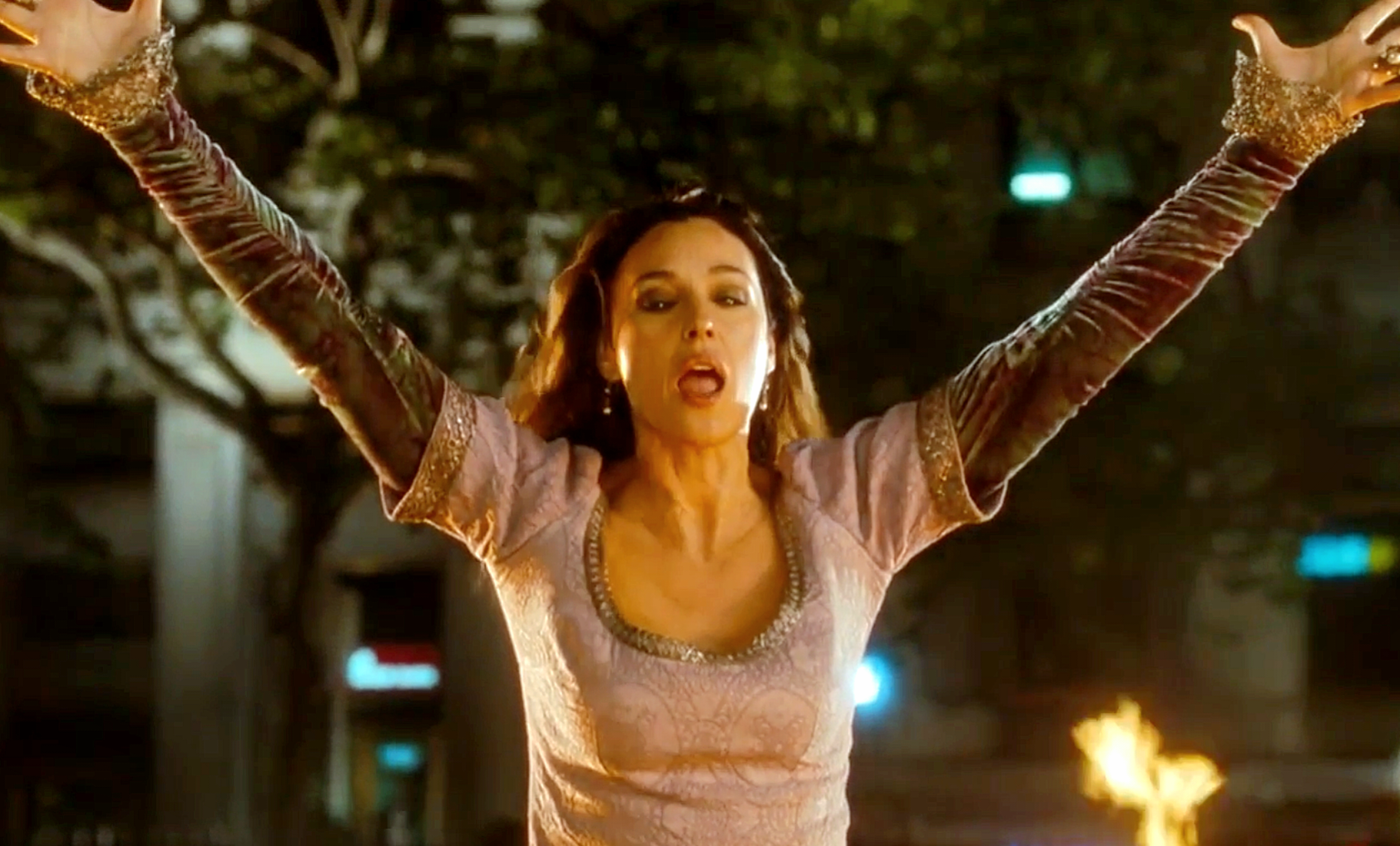 영화 마법사의 제자 마침내 모르가나가 부활하는 장면