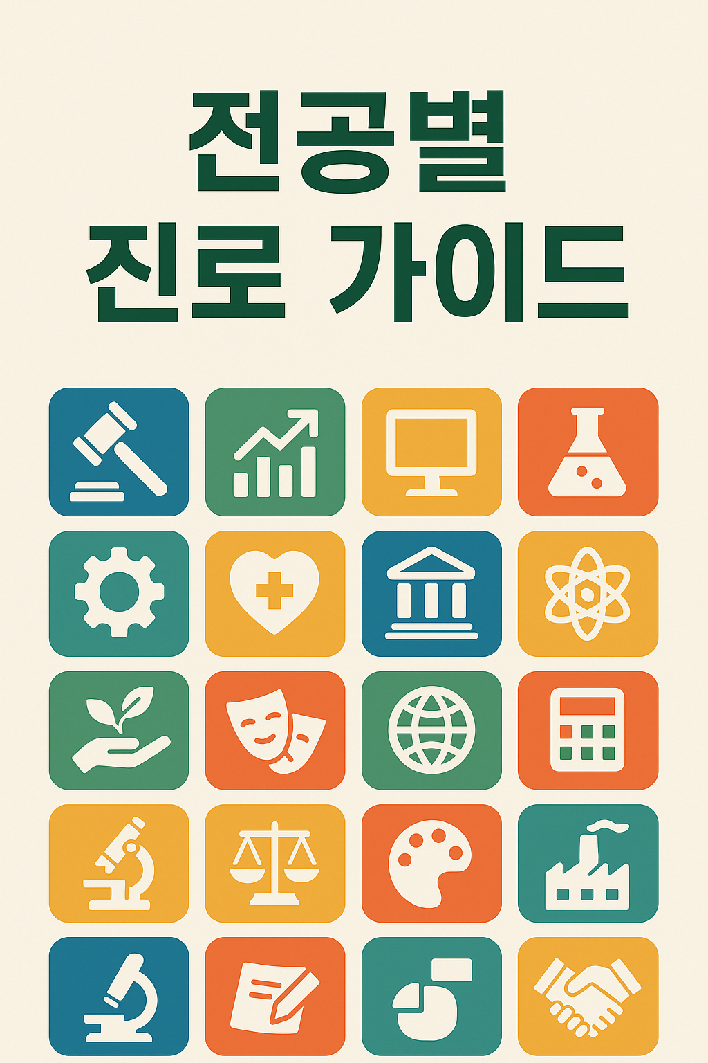 전공별 진로 총정리