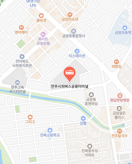 전주시외버스터미널 위치