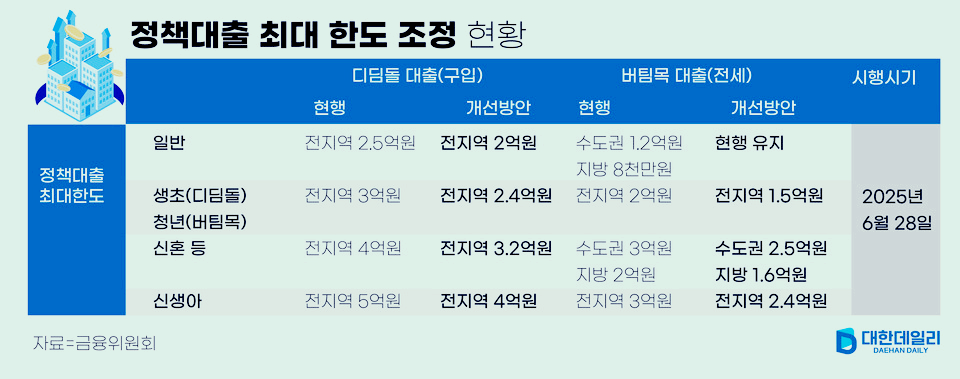 대출최대한도조정 현황홍보 이미지