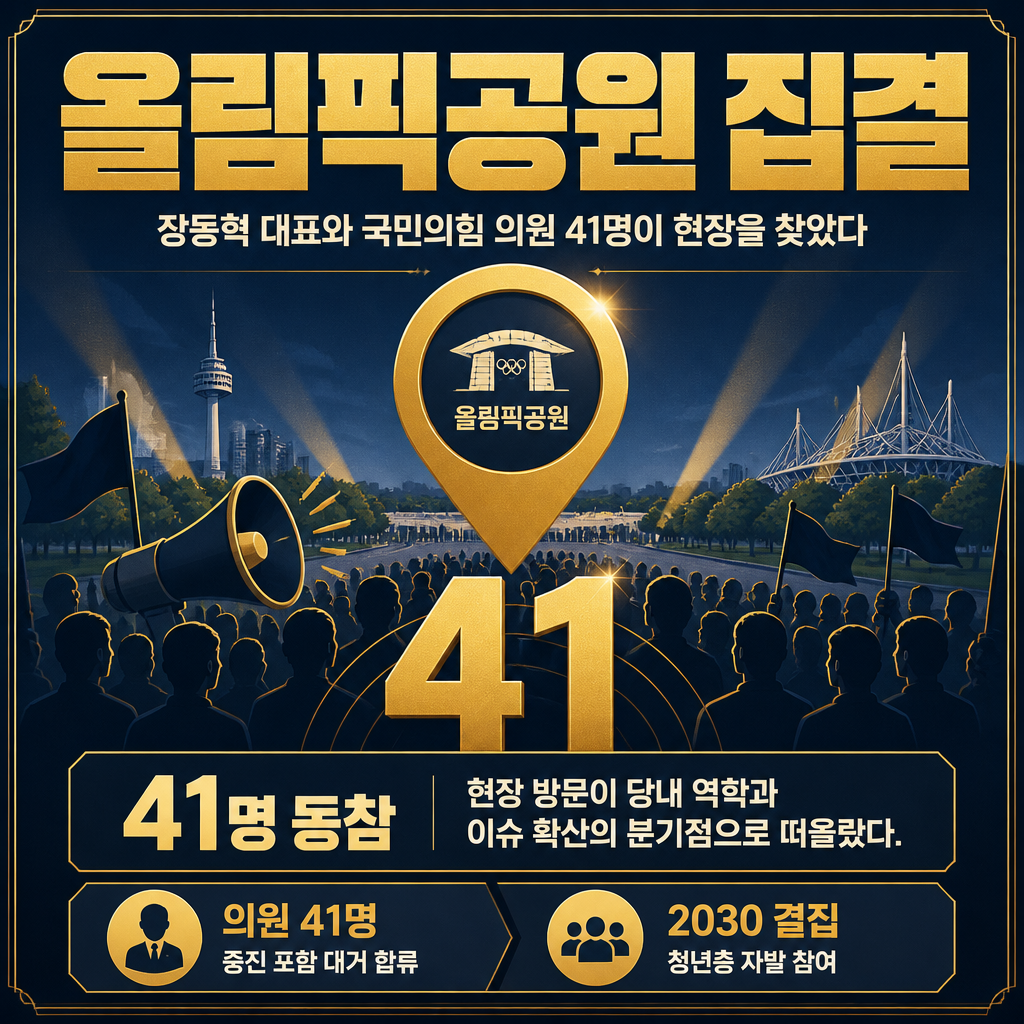 올림픽공원 집결