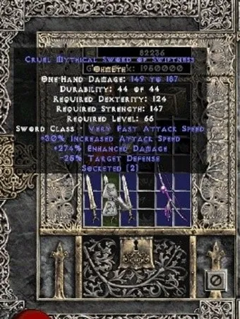 디아2 순종 룬워드레저렉션 제작법 성능 비교_13