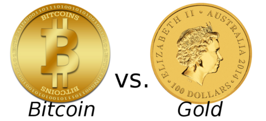 비트코인 vs 금