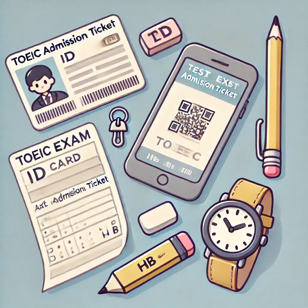 토익 시험 준비물