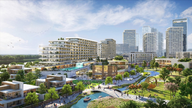 화성국제테마파크 복합개발사업 스타베이 시티 단지 내 조감도.