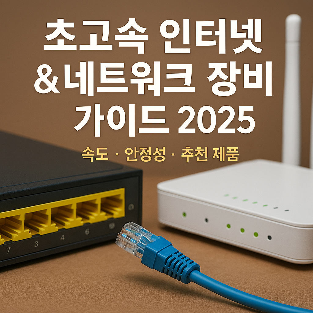 초고속 인터넷 & 네트워크 장비 가이드 2025