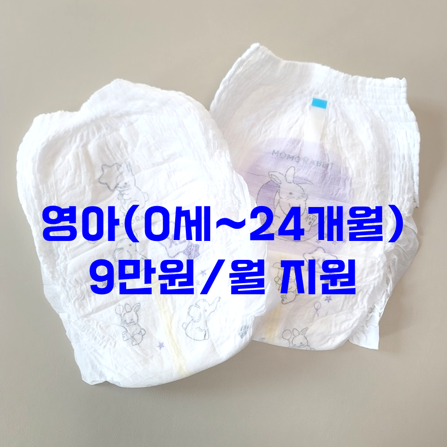 기저귀 바우처 세부내용 신청방법