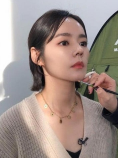 한가인 목걸이 디올