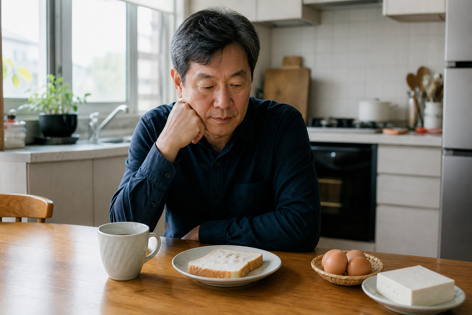 아침 식사의 단백질 공백