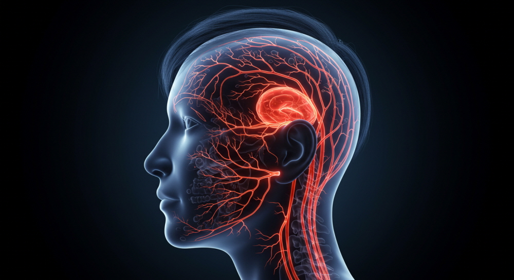 머리 만지면 통증